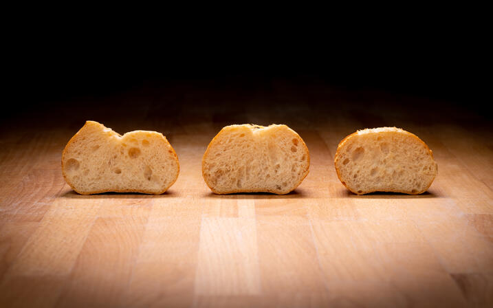 Backvergleich MIWE variobake mit Brötchen