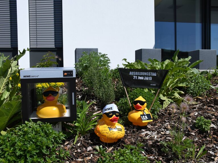 Entenwettschwimmen für einen guten Zweck