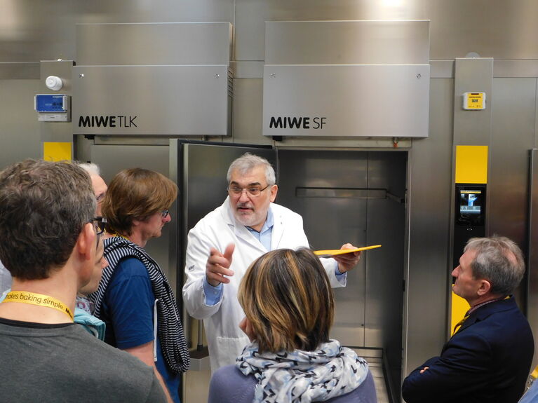 Detmolder Studientage zu Gast im MIWE live baking center