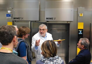 Detmolder Studientage zu Gast im MIWE live baking center