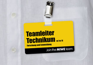 Teamleiter Technikum (m/w/d) Forschung und Entwicklung 