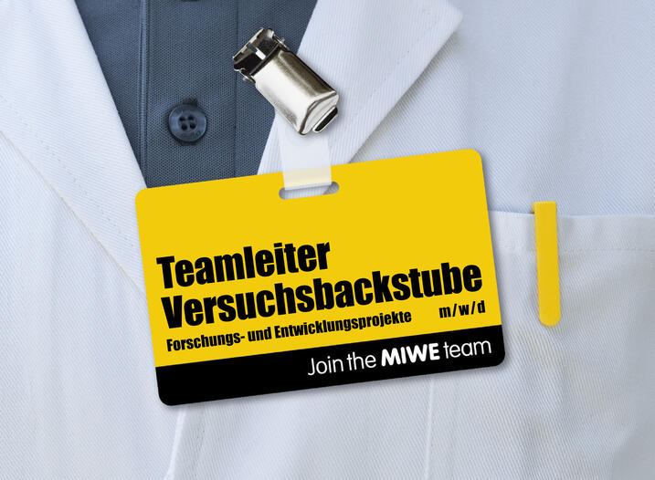 Teamleiter (m/w/d) Versuchsbackstube - Forschung und Entwicklung