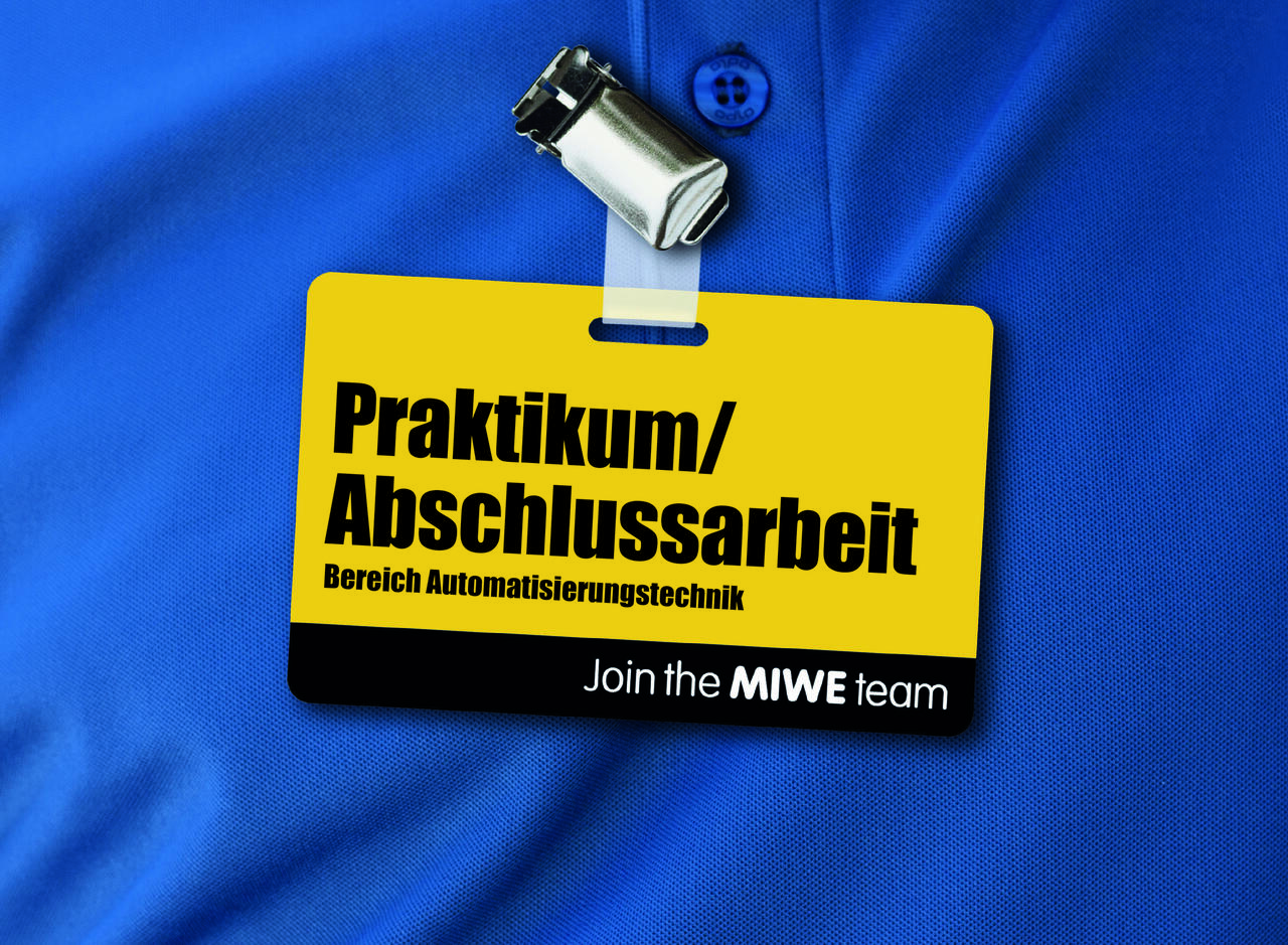MIWE Praktikum/Abschlussarbeit Bereich Automatisierungstechnik