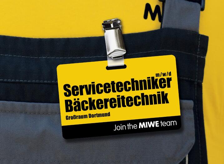 MIWE Servicetechniker Bäckereitechnik (m/w/d) – Großraum Dortmund