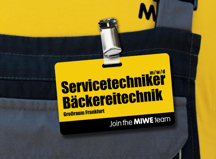 MIWE Servicetechniker Bäckereitechnik (m/w/d) – Großraum Frankfurt