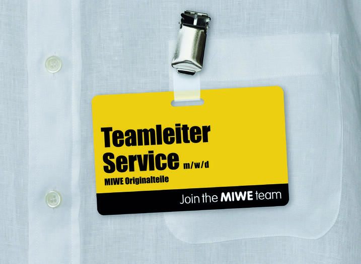 Teamleiter Service (m/w/d) MIWE Originalteile