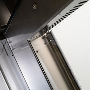 Heat-insulated glass